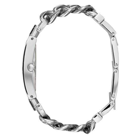 Guess Mod Heavy Metal Silver Dial Silver Steel Strap Watch For Women - W1117L1 Buy Now By Guess