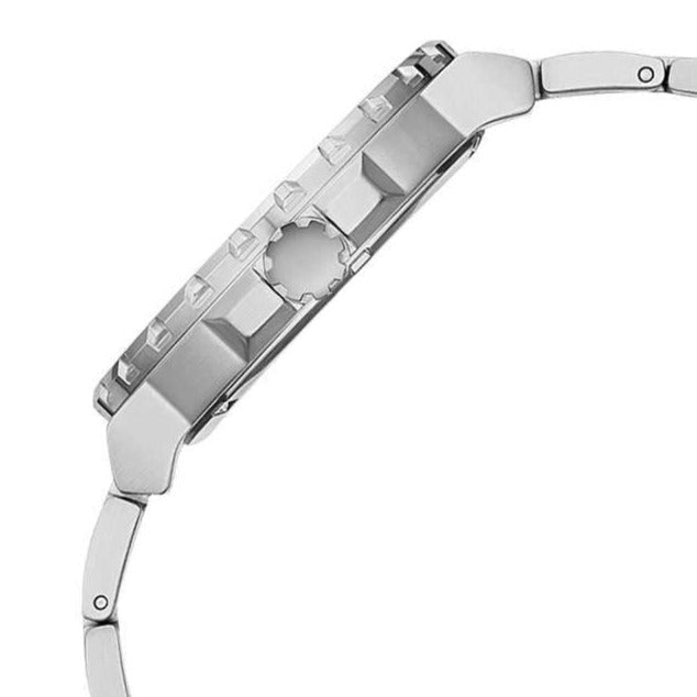 Guess Track Black Dial Silver Steel Strap Watch for Men - GW0426G1 Buy Now By Guess