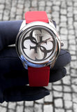 Guess G-Twist Silver Dial Red Rubber Strap Watch for Women - W0911L9 Buy Now By Guess