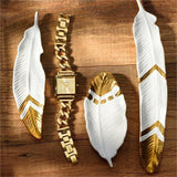 Guess Vanity Gold Dial Gold Steel Strap Watch for Women - W1029L2 Buy Now By Guess