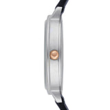 Emporio Armani Kappa White Mother of Pearl Dial Black Leather Strap Watch For Women - AR2509 Buy Now By Emporio Armani