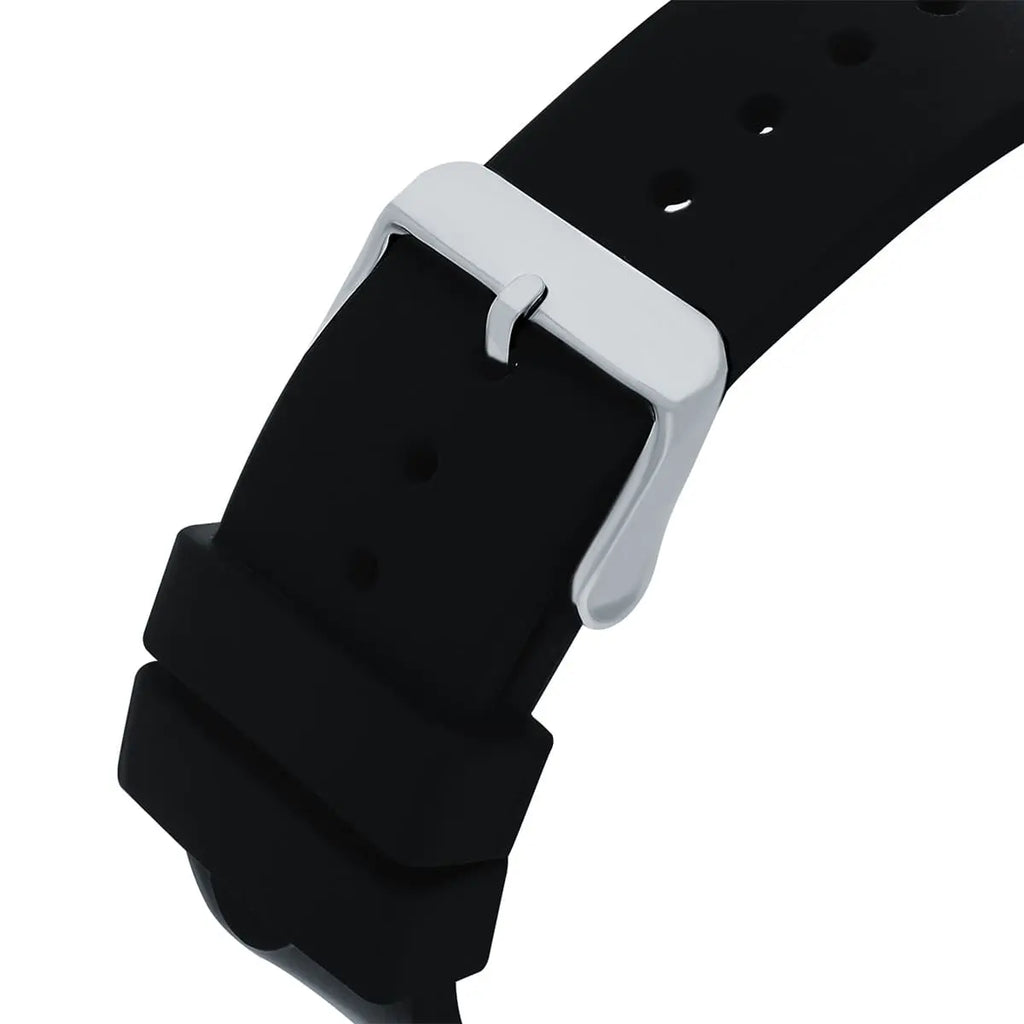 Guess Phoenix Multifunction Black Dial Black Rubber Strap Watch for Men - GW0203G3 Buy Now By Guess