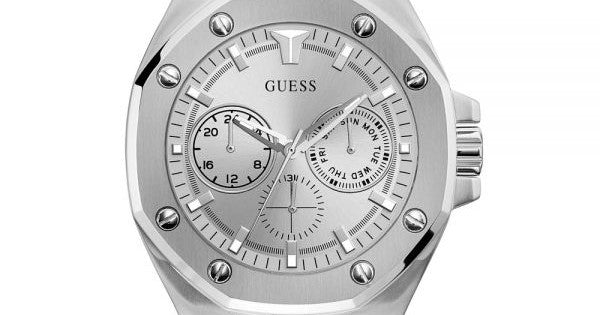Guess Analog Quartz Silver Dial Silver Steel Strap Watch For Men - U0377G1 Buy Now By Guess