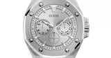 Guess Analog Quartz Silver Dial Silver Steel Strap Watch For Men - U0377G1 Buy Now By Guess