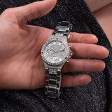 Michael Kors Camille Multifunction Crystals Silver Dial Silver Steel Strap Watch for Women - MK6957 Buy Now By Michael Kors