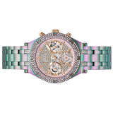Guess Heiress Multifunction Diamonds Purple Dial Purple Steel Strap Watch for Women - GW0440L3 Buy Now By Guess