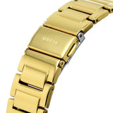 Guess Deco Quartz Crystals Gold Dial Gold Steel Strap Watch For Women - GW0472L2 Buy Now By Guess