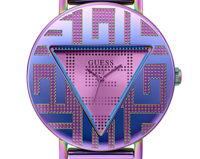 Guess Iconic Quartz Multicolor Dial Multicolor Mesh Bracelet Watch For Women - GW0479L1 Buy Now By Guess