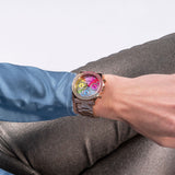 Guess Confetti Multifunction Multicolor Dial Rose Gold Steel Strap Watch For Women - GW0483L3 Buy Now By Guess