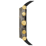 Guess Edge Chronograph Black Dial Black Leather Strap Watch For Men - GW0492G1 Buy Now By Guess