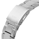 Guess Edge Chronograph Black Dial Silver Steel Strap Watch For Men - GW0539G1 Buy Now By Guess