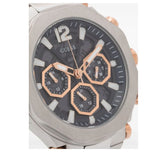 Guess Edge Chronograph Black Dial Silver Steel Strap Watch For Men - GW0539G1 Buy Now By Guess