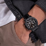 Guess Edge Chronograph Black Dial Black Steel Strap Watch For Men - GW0539G3 Buy Now By Guess