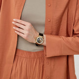 Guess Fusion Chronograph Black Dial Black Leather Strap Watch For Women - GW0553L4 Buy Now By Guess