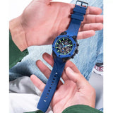 Guess Formula Multifunction Blue Dial Blue Silicone Strap Watch For Men - GW0579G3 Buy Now By Guess