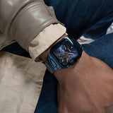 Guess Dress Multifunction Blue Dial Blue Steel Strap Watch for Men - GW0631G3 Buy Now By Guess