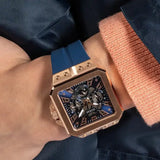 Guess Leo Chronograph Blue Dial Blue Silicone Strap Watch For Men - GW0637G3 Buy Now By Guess