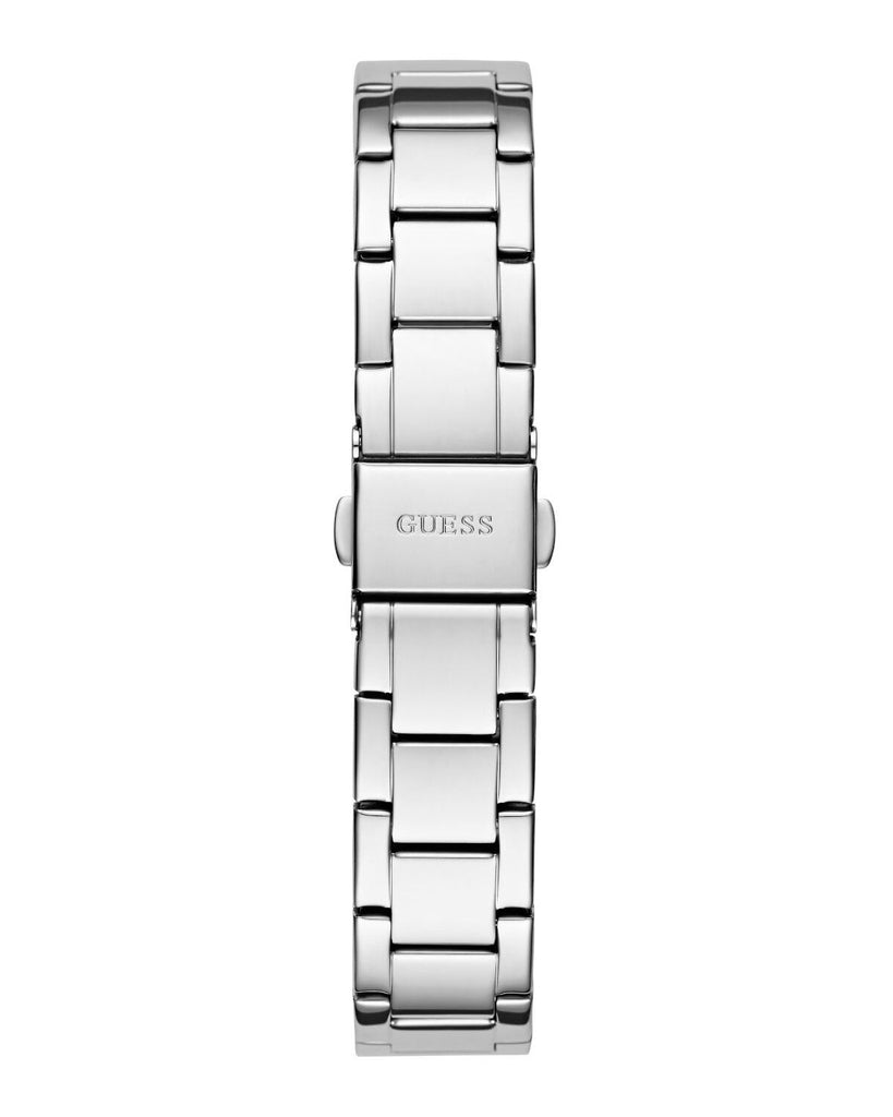 Guess Headline Quartz Green Dial Silver Steel Strap Watch For Men - GW0572G6 Buy Now By Guess