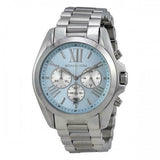 Michael Kors Bradshaw Chronograph Blue Dial Silver Steel Strap Watch For Women - MK6098 Buy Now By Michael Kors