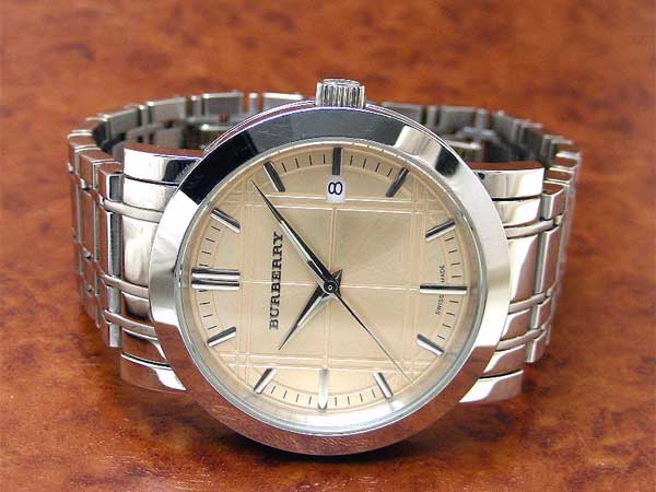 Burberry Heritage Collection Rose Gold Dial Silver Steel Strap Watch for Men - BU1352 Buy Now By Burberry