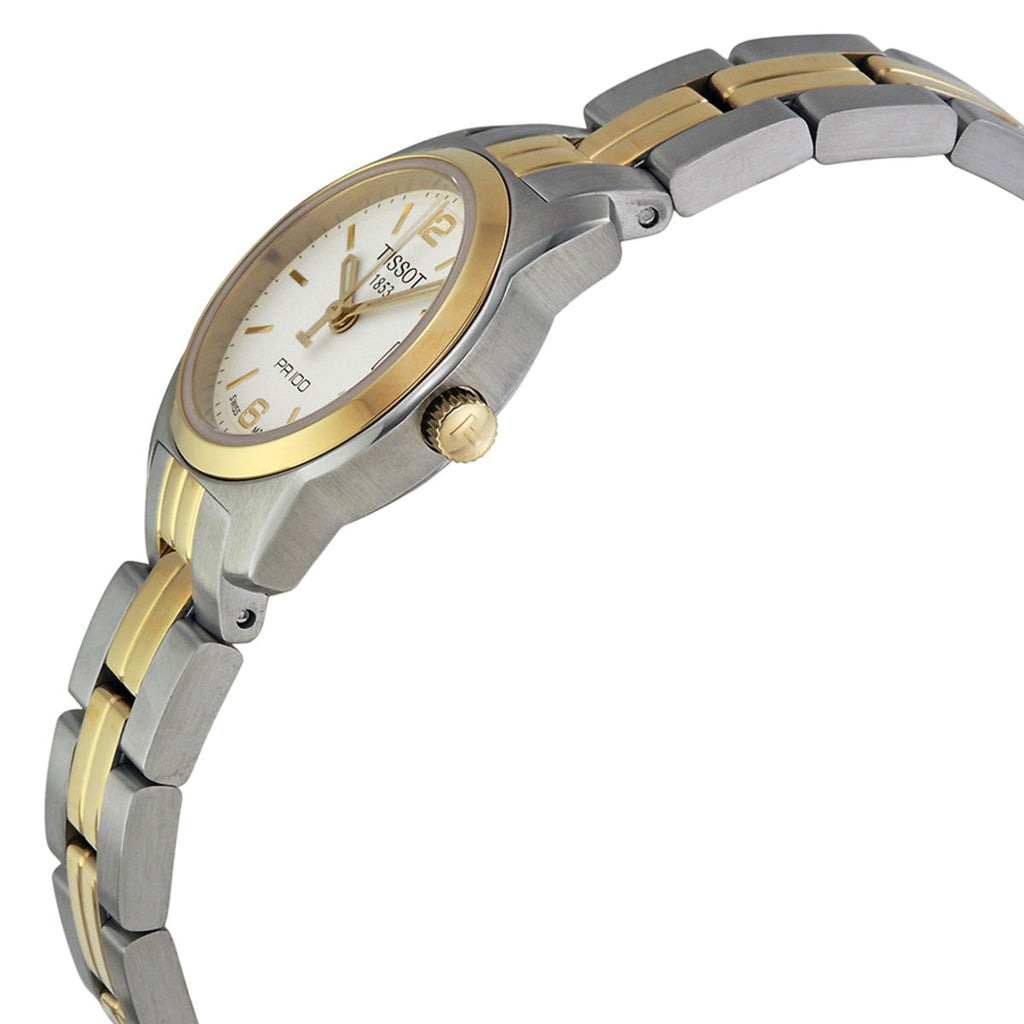 Tissot T Classic PR100 Gold Plated Quartz Watch For Women - T049.210.22.017.00 Buy Now By Tissot