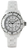 Chanel J12 Diamonds Ceramic White Dial White Steel Strap Watch for Women - J12 H1628 Buy Now By Chanel