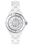 Chanel J12 Diamonds Quartz Mother of Pearl White Dial White Steel Strap Watch for Women - J12 H2570 Buy Now By Chanel