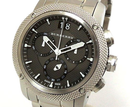 Burberry Utilitarian Chronograph Black Dial Silver Steel Strap Watch For Men - BU9800 Buy Now By Burberry