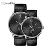 Calvin Klein Grey Dial Black Leather Strap Watch for Women - K2Y2Y1CU Buy Now By Calvin Klein
