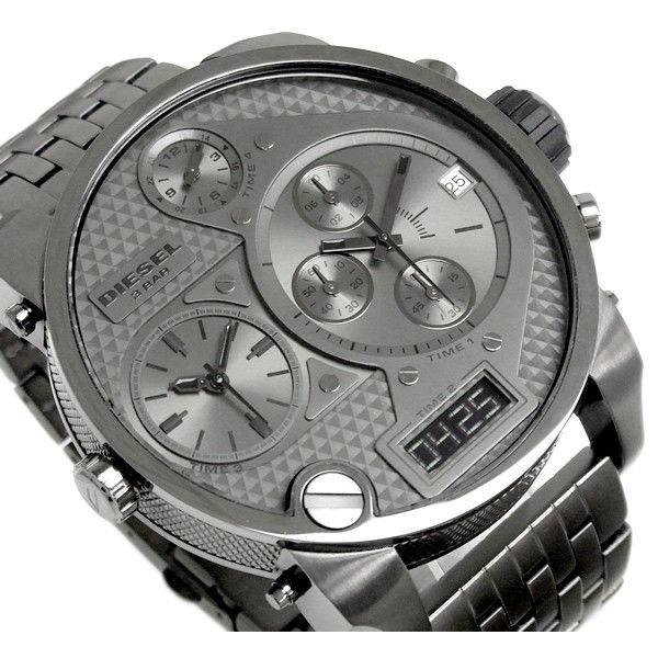 Diesel Mr Daddy 1.0 Gray Dial Gray Stainless Steel Watch For Men - DZ7247 Buy Now By Diesel
