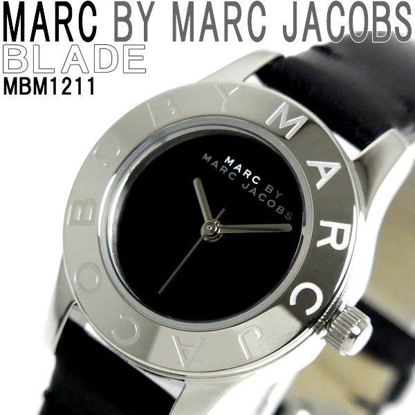 Marc Jacobs Blade Black Dial Black Leather Strap Watch for Women - MBM1211 Buy Now By Marc Jacobs