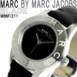 Marc Jacobs Blade Black Dial Black Leather Strap Watch for Women - MBM1211 Buy Now By Marc Jacobs
