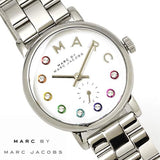 Marc Jacobs Baker Dexter White Dial Silver Steel Strap Watch for Women - MBM3423 Buy Now By Marc Jacobs