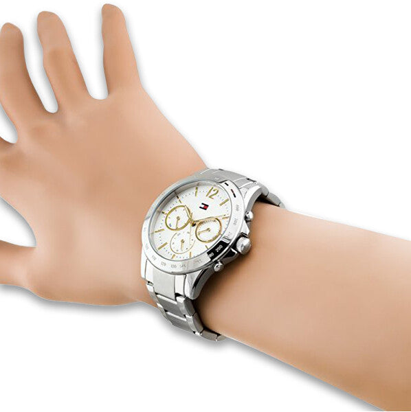 Tommy Hilfiger Haven Multifunction Chronograph White Dial Silver Steel Strap Watch For Women - 1782194 Buy Now By Tommy Hilfiger