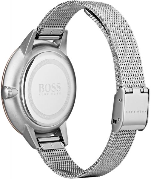 Hugo Boss Symphony Brown Dial Silver Mesh Bracelet Watch for Women - 1502423 Buy Now By Hugo Boss