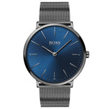 Hugo Boss Horizon Blue Dial Black Mesh Bracelet Watch for Men - 1513734 Buy Now By Hugo Boss