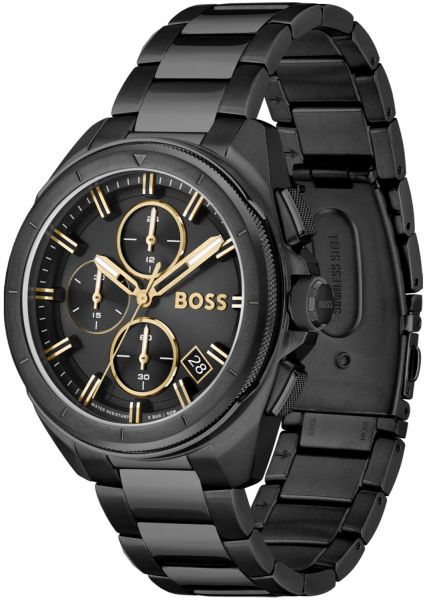 Hugo Boss Driver Black Dial Black Steel Strap Watch for Men - 1513277 Buy Now By Hugo Boss