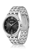 Hugo Boss Officer Black Dial Silver Steel Strap Watch for Men - 1513614 Buy Now By Hugo Boss