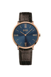 Hugo Boss Classic Jackson Blue Dial Brown Leather Strap Watch for Men - 1513458 Buy Now By Hugo Boss
