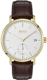 Hugo Boss Corporal White Dial Brown Leather Strap Watch for Men - 1513640 Buy Now By Hugo Boss
