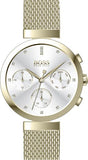 Hugo Boss Flawless White Dial Gold Mesh Bracelet Watch for Women - 1502552 Buy Now By Hugo Boss