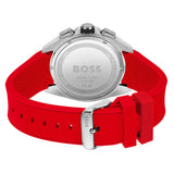Hugo Boss Volane Black Dial Red Rubber Strap Watch for Men - 1513959 Buy Now By Hugo Boss