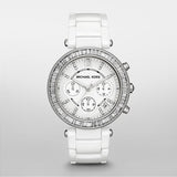 Michael Kors Parker White Dial White Leather Strap Watch for Women - MK5848 Buy Now By Michael Kors