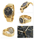Versace Sport Tech Chronograph Black Dial Gold Steel Strap Watch for Men - VELT00419 Buy Now By Versace