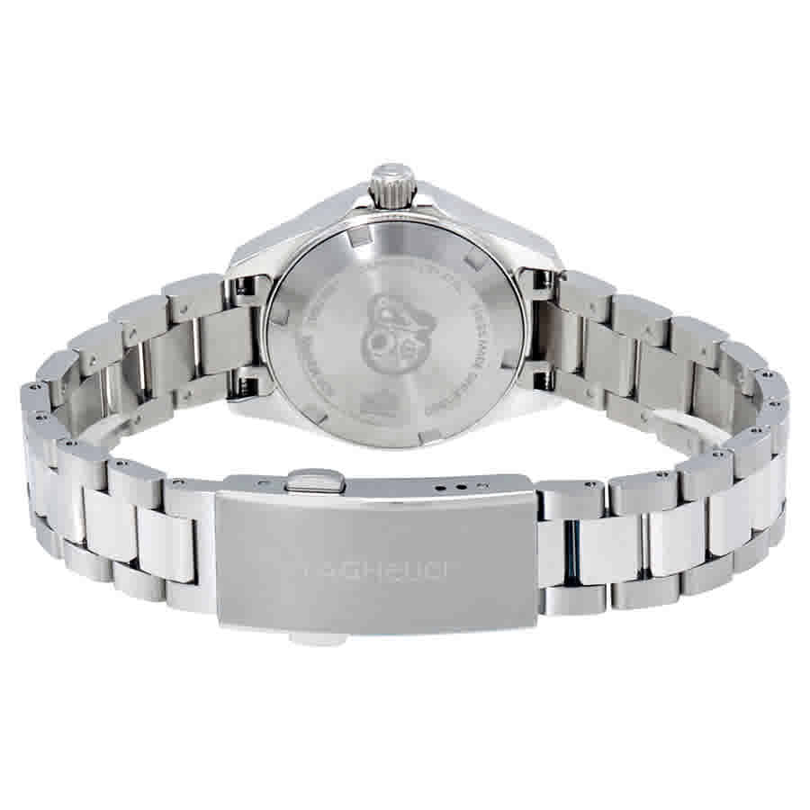 Tag Heuer Aquaracer Diamonds Mother of Pearl White Dial Silver Steel Strap Watch for Women - WBD1415.BA0741 Buy Now By Tag Heuer
