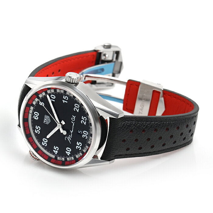 Tag Heuer Carrera Muhammad Ali Black Dial Watch for Men - WAR2A11.FC6337 Buy Now By Tag Heuer