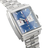 Tag Heuer Monaco Automatic Chronograph Blue Dial Silver Steel Strap Watch for Men - CBL2111.BA0644 Buy Now By Tag Heuer