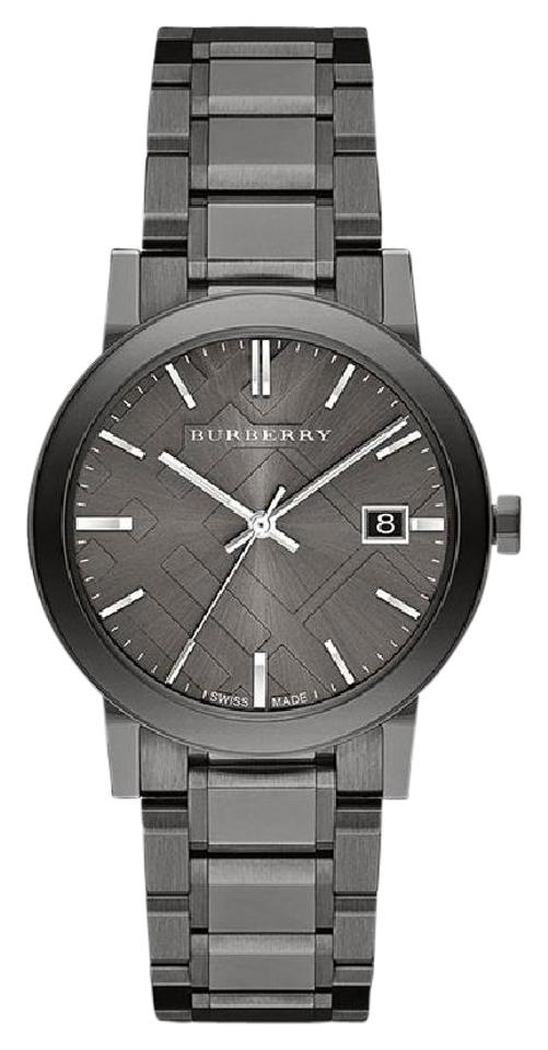 Burberry The City Grey Dial Gunmetal Steel Strap Watch for Men - BU9007 Buy Now By Burberry