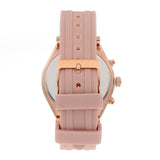 Guess Heiress Diamonds Rose Gold Dial Pink Rubber Strap Watch for Women - GW0407L3 Buy Now By Guess