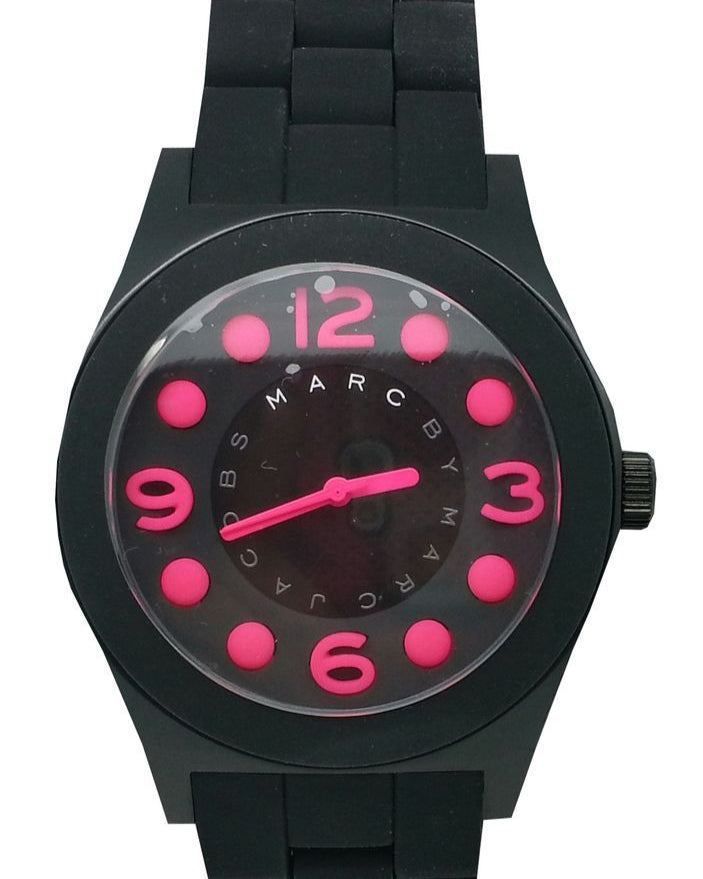 Marc Jacobs Pelly Black Dial Black Silicone Strap Watch for Women - MBM2529 Buy Now By Marc Jacobs